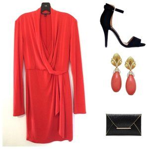 NWT Victoria's Secret faux wrap dress S